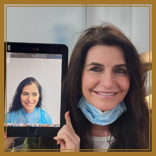 Happy hair restoration results patient